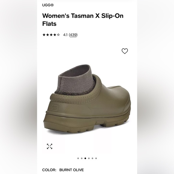 UGG
Women's Tasman X Slip-On
Flats BURNT OLIVE new with box size 5 - Picture 5 of 15